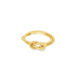 14KT YELLOW GOLD ROPE RING