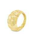 14KT GOLD CROSSAINT RING