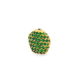 14KT GOLD TSAVORITE BEAD CHARM