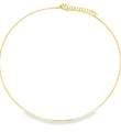 14KT YELLOW GOLD OMEGA NECKLACE