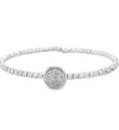 18KT WHITE GOLD DIAMOND BANGLE