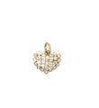 14KT GOLD DIAMOND HEART PENDENT
