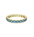 14KT YELLOW GOLD BLUE TOPAZ RING