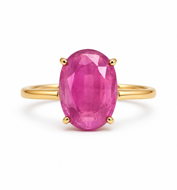 14KT GOLD RUBY RING