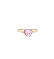 14KT GOLD PINK SAPPHIRE RING