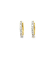 14KT YELLOW GOLD DIAMONDS HUGGIES