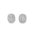 14KT WHITE GOLD DIAMOND EARRING