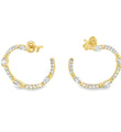 14KT GOLD DIAMOND EARRINGS