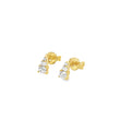 14KT GOLD DIAMOND EARRING STUDS