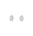14KT WHITE GOLD DIAMOND EARRING STUDS