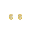 14KT GOLD DIAMOND EARRING