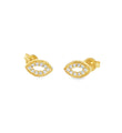 14KT YELLOW GOLD DIAMOND EARRING