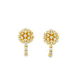 14KT YELLOW GOLD DIAMOND EARRING