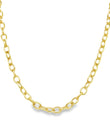 14KT GOLD OVAL LINK CHAIN NECKLACE