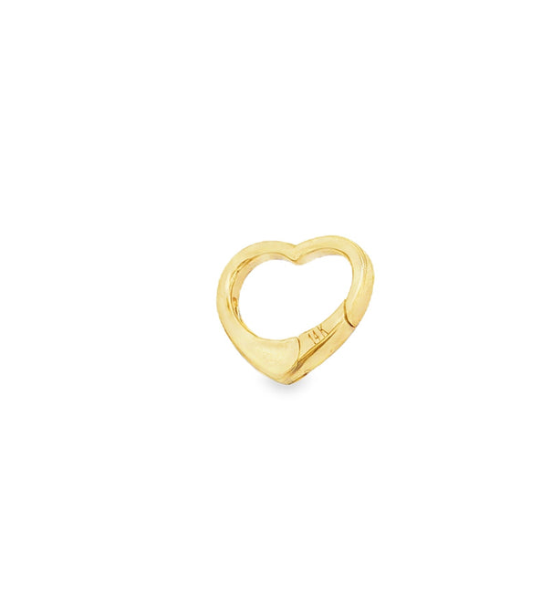 14KT YELLOW GOLD HEART SHAPE LOCK