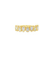 14KT GOLD BEZELED DIAMOND (4MM) RING
