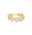 14KT GOLD DIAMONDS RING