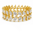 14KT YELLOW GOLD MARQUISE DIAMOND ETERNITY BAND