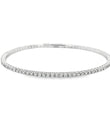 14KT ITALIAN GOLD FULL DIAMOND FLEXIBLE BANGLE