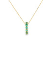 14KT YELLOW GOLD EMERALD OVAL SHAPE RONDELLES