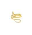 14KT YELLOW GOLD SNAKE RING