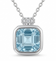 14KT GOLD NATURAL ZIRCON DIAMOND NECKLACE