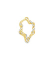 14KT YELLOW GOLD DIAMOND PENDANT