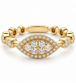 14KT YELLOW GOLD DIAMOND RING