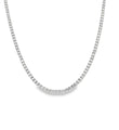 14KT WHITE GOLD DIAMOND SLIDER TENIS NECKLACE
