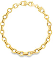 14KT GOLD OVAL LINK BRACELATE