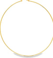 14KT YELLOW GOLD OMEGA NECKLACE