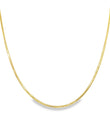 14KT GOLD BOX CHAIN NECKLACE