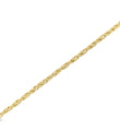 14KT YELLOW GOLD ROPE CHAIN NECKLACE