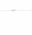 14KT WHITE GOLD WATERMELON TOURMALINE AND DIAMONDS BUTTERFLY NECKLACE