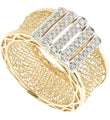 18KT YELLOW GOLD DIAMOND RING