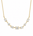 14KT GOLD DIAMOND NECKLACE