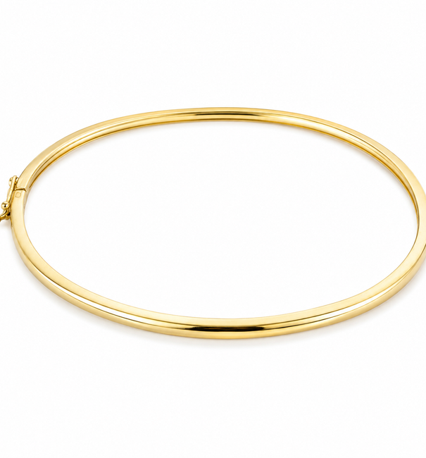 14KT YELLOW GOLD BANGLE
