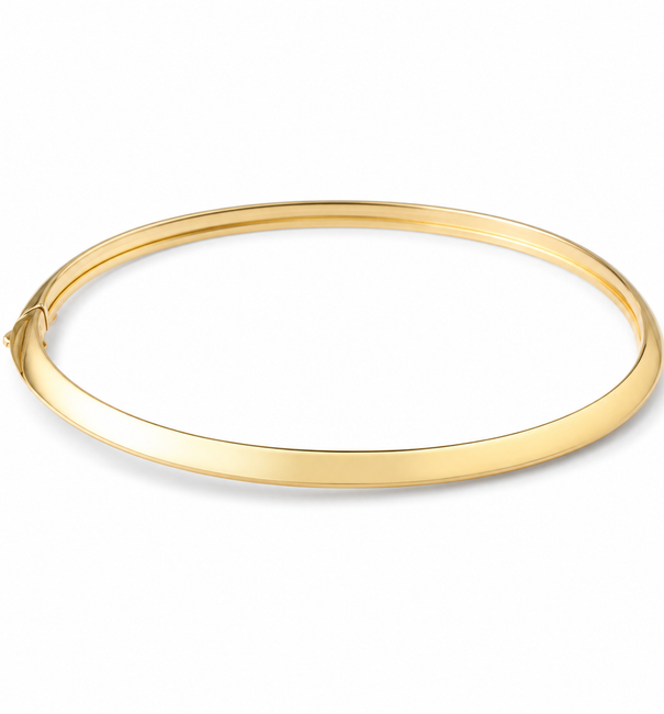 14KT YELLOW GOLD BANGLE