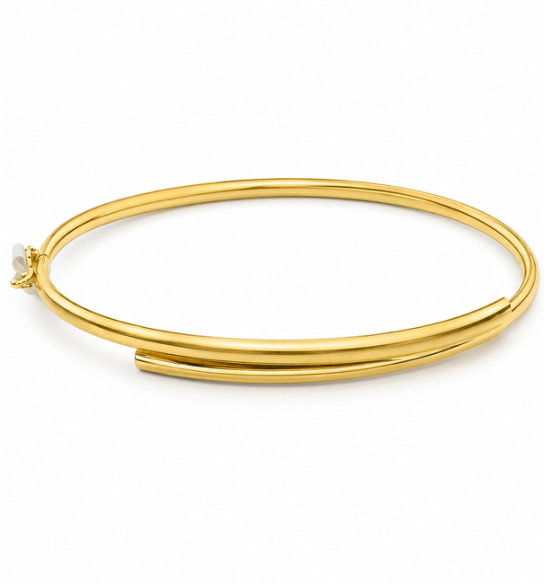 14KT YELLOW GOLD BANGLE