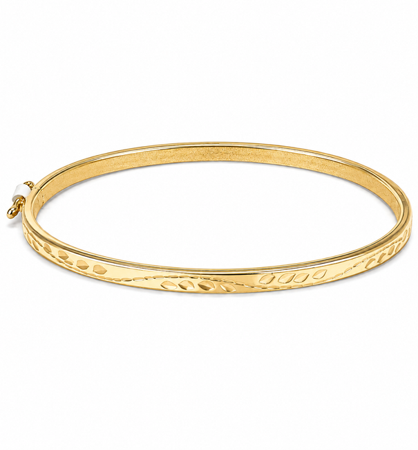 14KT YELLOW GOLD BANGLE