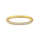 14KT GOLD FULL ETERNITY DIAMOND THIN RING BAND