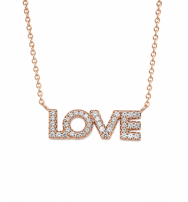 14KT GOLD DIAMOND NECKLACE