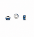 14KT GOLD BLUE SAPPHIRE RONDELLES