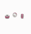 14KT GOLD PINK SAPPHIRE RONDELLES