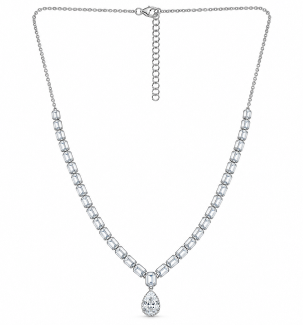 18KT GOLD DIAMOND NECKLACE