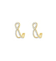 14KT YELLOW GOLD DIAMOND EARRING